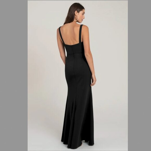 Jenny Yoo Jenner Bridesmaids Dress - Black - Picture 2 of 4